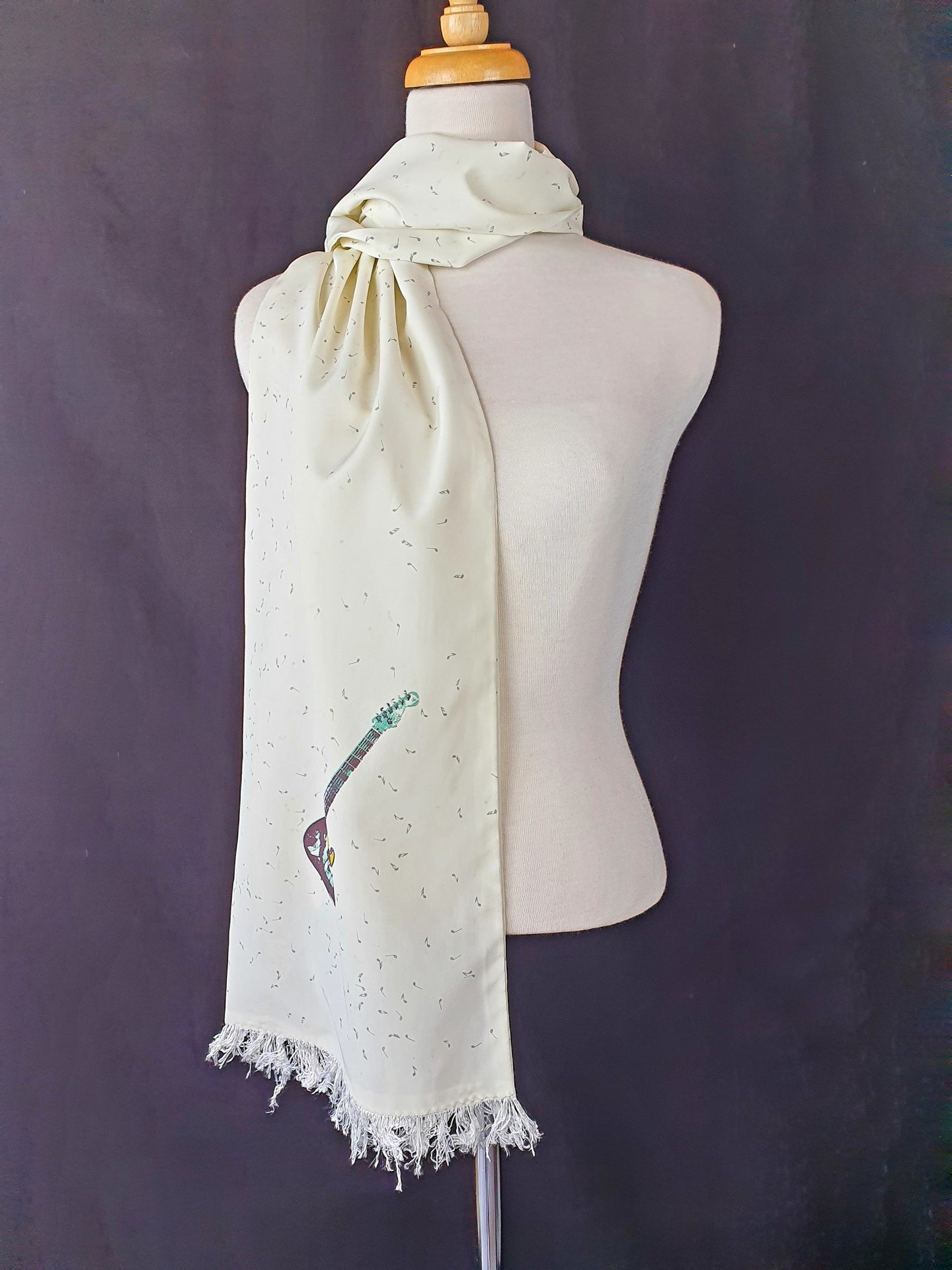 Slick Silk Music Scarf