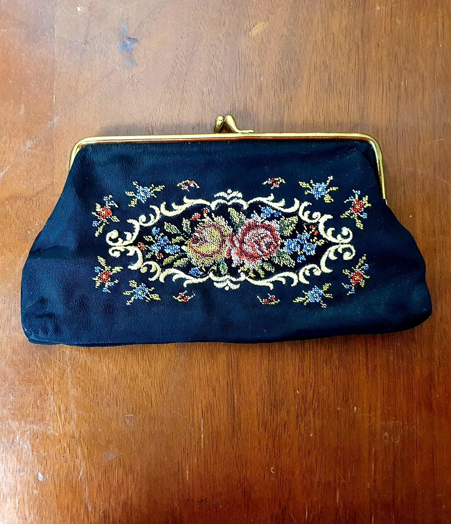 West Germany Needle Point Purse