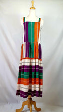 Load image into Gallery viewer, Vintage Multi Color Silk Dress
